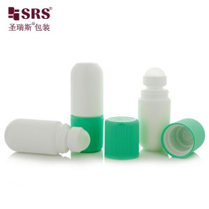 RPPA1-50ML Round Bottom PP Solid Color With Colorful Cap Customized No Leakage