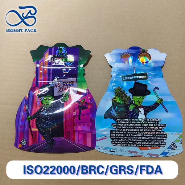 Premium Child Resistant Bag For Medicine Packaging With Customizable Geometric