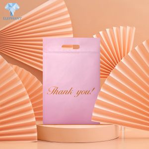 Pink Matte Poly Mailer Bubble Wrap 19x24'' Self Adhesive