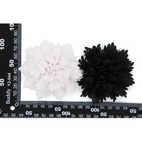 Ladies Custom Fashion Shoe Decoration 80*80mm Special Cloth Material