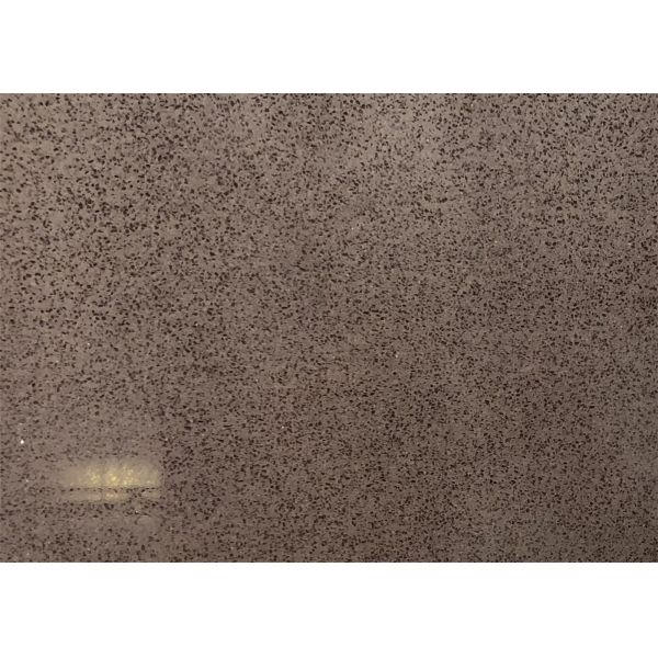 Building Design Materials Brown Durable 3000*1600 Engineered Quartz Stone