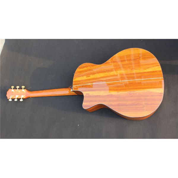 Top Quality koa wood cutaway acoustic electric guitar K24 model best guitars