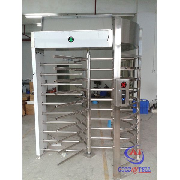 Buy 1630*1500*2300mm Single Turnstile Gate / SS Bi - Directional Turnstile at wholesale prices