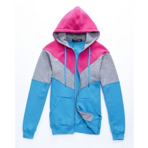 Zip-up Hoodies Sweatshirts , Couple Clothes , Blue Anti-Wrinkle