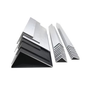 Quality Invoicing by actual weight Hot dip galvanized unequal Angle steel Tolerance ±1% for sale