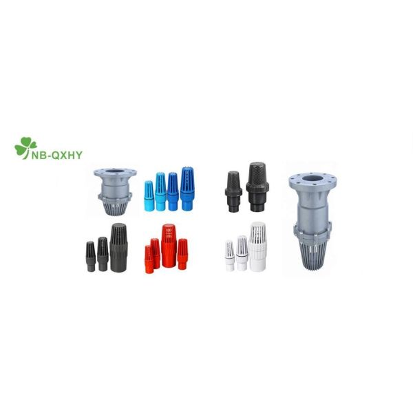 Plumbing Material Plastic PVC Foot Valve for Water Pump with Socket and Threaded