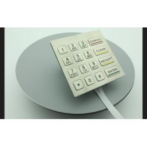 Quality Vandalproof Metal Numeric Keypad 4x4 Access Control Matrix Vending Kiosk for sale