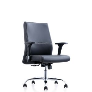 PA Castors Middle Back Height Adjustable Office Chair TUV Approved