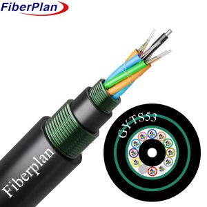 GYTA53 Outdoor Fiber Optic Armoured Cable With Steel Wire Strength Member