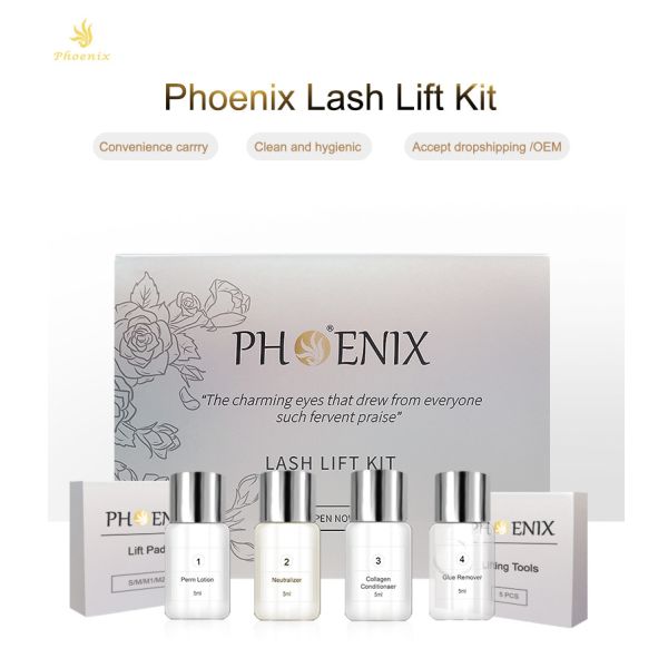 Hygienic DIY Eyelash Lift Kit With Eyelash Lift Aftercare Essence