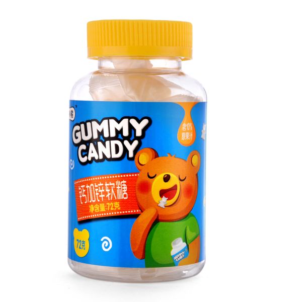 Buy Gelatin Material Chewable Calcium Gummies With Individual Wrapped Bag at wholesale prices