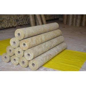 Thermal stonewool Pipe Insulation Light Weight Thickness 25mm - 100mm