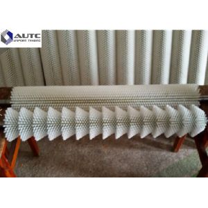 China Durable Fruit Vegetable Cylindrical Wire Brush , Cylinder Wire Brush Multifunction on sale