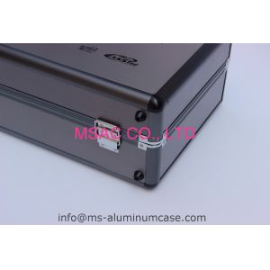 Iron Gray Aluminium RC Carry Case , Lockable Aluminum Drone Case