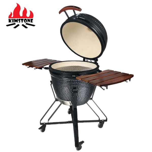 KAMADO 23.5 Inch Kamodo BBQ Asado Keramik Meat Grill Chinese Wholesale 2023 Outdoor Ceramic Barbecue Kamado