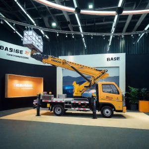 Wheelbase 3360mm Foton Truck Mounted Aerial Platform 95km/H Overhead Working