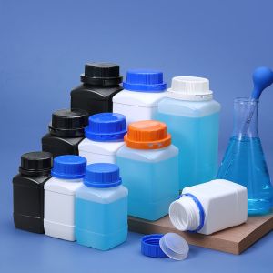 Eco Friendly HDPE Plastic Containers Bulk Bottles 250ml 500ml 1000ml