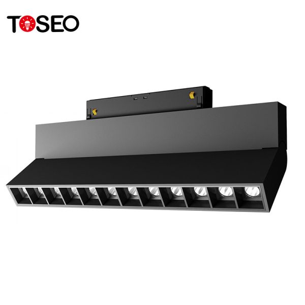 Buy Dimmable LED Magnetic Track Lights 24watt Black 3 Year Warranty at wholesale prices