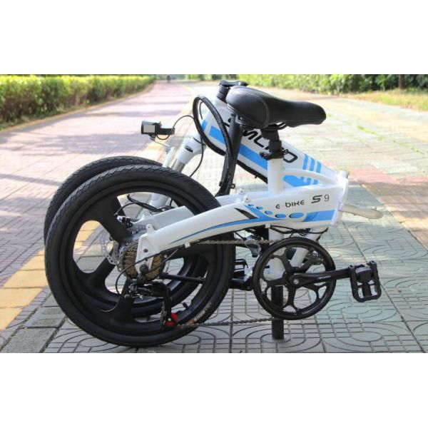 Foldable 20 Inch Electric Bike , Electric City Bike Aluminum Alloy 6061 Frame