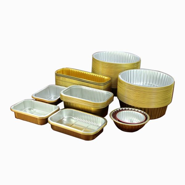 Buy Process Type Pulp Moulding Oven Aluminum Foil Box Environmental Friendly Food Packaging at wholesale prices