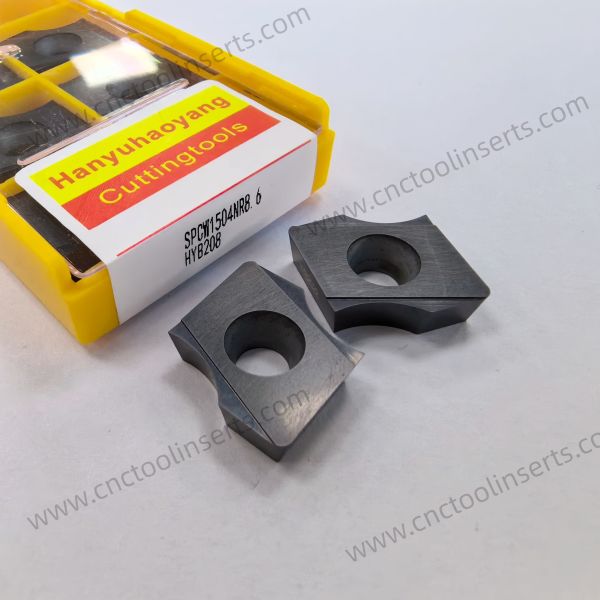 Buy CNC Milling Insert with PVD Coating SPCW1504NR8.6 HYB208, Suitable For Difficult-to-machine Materials Except High-temperature Alloys. at wholesale prices