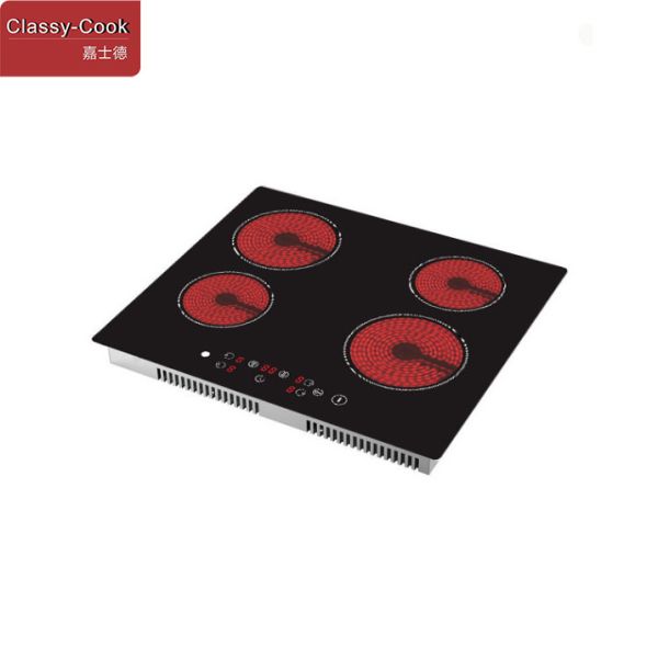 Framless 4 Zone Touch Control LED Ceramic Glass Induction Cooktop