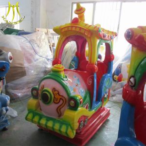 Hansel amusement fiberglass coin operated swing train kiddie ride