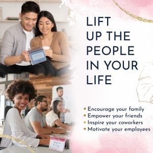 Monthly Desk Advent Table Calendar Printing Threaded Circle Couple Calendar