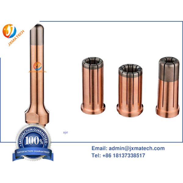 Buy W55Cu45 W60Cu40 Copper Tungsten Electrical Contacts Polishing at wholesale prices