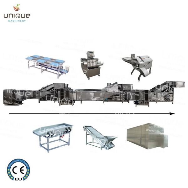 Stainless Steel 304 Vegetable Cutting Washing Machine for Frozen Fruits and