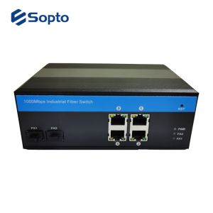 OEM Rj45 Managed 10/100/1000mbps Fiber Media Converter