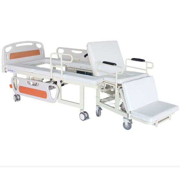 Buy Home Electric Nursing Bed With Bedpan Detachable Wheelchair White at wholesale prices