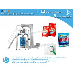 Automatic washing powder packing machine with electrical weigher