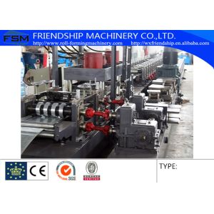 Working Speed Rack Roll Forming Machine , Galvanized Steel Material Of Coil