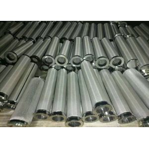 ISO9001:2000 15um Sintered Filter Cartridge For Oil Filter