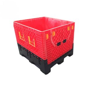 Hot Sale transport Folding container Plastic collapsible pallet box