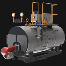 Quality Heavy Industrial Natural Gas Boiler Large Output With Continuous Progress for sale