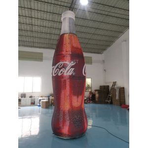 ASTM 4m Tall Advertising Inflatable Coca Cola Bottle
