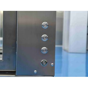 Vertical Lift Door Laminar Flow Pass-Through | HEPA H14 Filter | SUS304