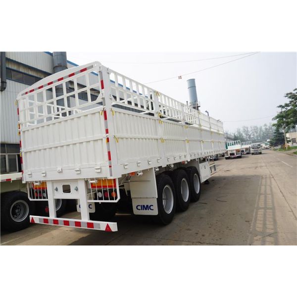 Stake Utility Cow Carrier Livestock CIMC Sideboard Semi Trailer