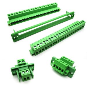 5.08mm pitch Feed Through Flange Screw Terminal Blocks Dismountable