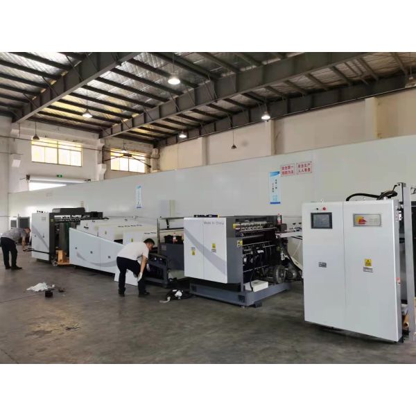 Buy Paper Polishing Overall Coating UV Varnishing Machine 1200mm Two Towers at wholesale prices
