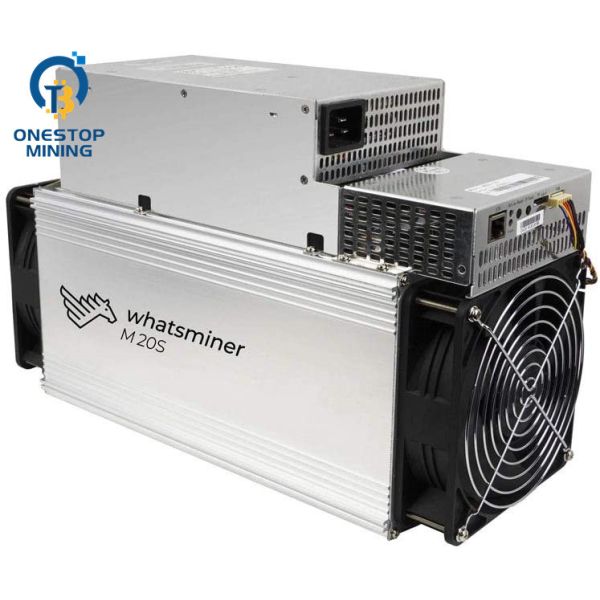 Buy MicroBT Whatsminer M20s 65th 70TH/S 48W Asic Btc Mining at wholesale prices