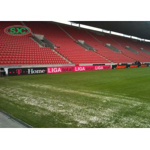 10mm Football Stadium Perimeter Led Screen Display SMD3535 High Refresh Rate