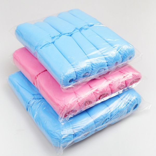 Light Weight Overshoes Non Woven Waterproof Non Skid Shoe Covers