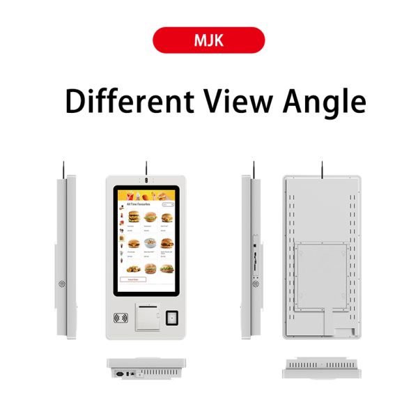 32-Inch Fast Food Self-Service Automatic 10-Point Capacitive Touchscreen Android OS Indoor Use Ordering Payment Machine Kiosk