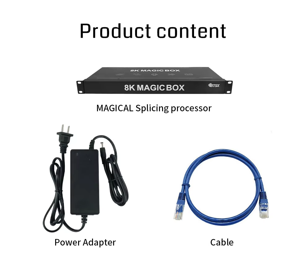 Arbitrary Angle Splicing Processing Embedded Fusion Processor 1 in 6 Out Projection Fusion Device 2x3 Embedded Projector Fusion