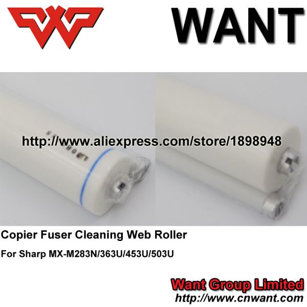 NROLR1576FCZZ, For sharp MX283 MX363 MX453 MX503 fuser cleaning web roller, MX-4100N MX-4101N MX 5000 5001