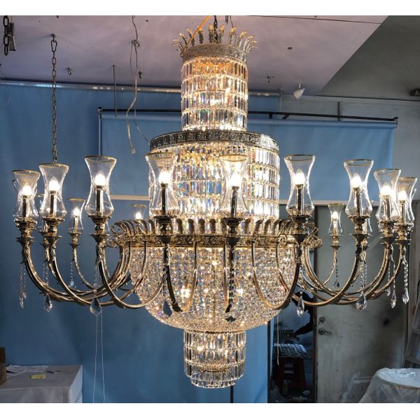 Customized Pendant Lamp Hotel Lobby Chandelier CCC ISO9001