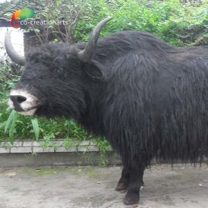 Customized Lifelike Animatronics Robotic Animal Wild Yak Replications For